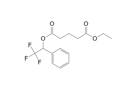 Glutaric acid, ethyl 1-phenyl-2,2,2-trifluoroethyl ester