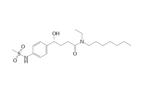 (R)-N-[4-[4-(Ethylheptylamino)-1-hydroxy-4-oxobutyl]phenyl]methanesulfonamide