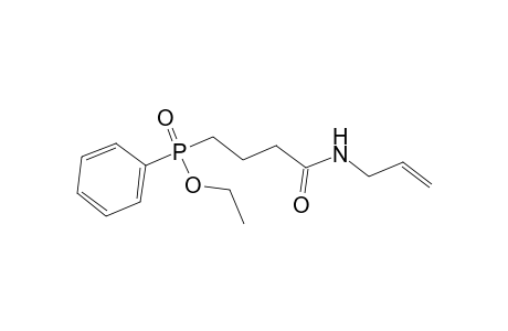 4-(p-Ethoxy-p-phenylphosphinoyl)-N-(prop-2'-enyl)butanamide