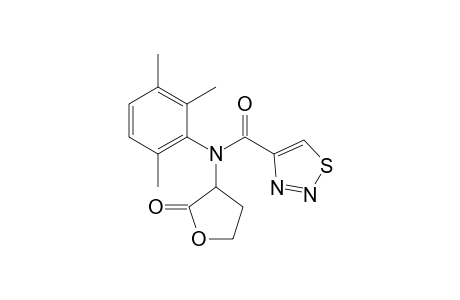 1,2,3-Thiadiazole-4-carboxamide, N-(tetrahydro-2-oxo-3-furanyl)-N-(2,3,6-trimethylphenyl)-
