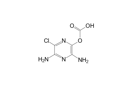 3,5-Diamino-6-chloro-2-pyrazinyl hydrogen carbonate