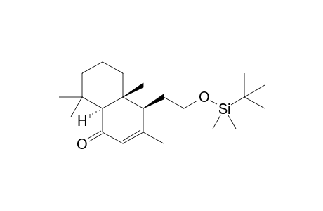 (4S,4aR,8aS)-4-[2-[tert-butyl(dimethyl)silyl]oxyethyl]-3,4a,8,8-tetramethyl-5,6,7,8a-tetrahydro-4H-naphthalen-1-one