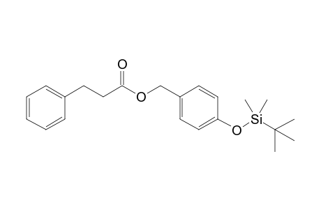 4-tert-Butyldimethylsiloxybenzyl 3-phenylpropionate