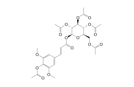 SINAPIC-ACID-1-O-BETA-D-GLUCOPYRANOSYL-PERACETYLATED