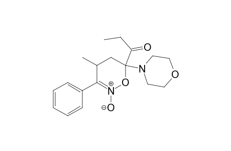 5,6-Dihydro-4-methyl-6-morpholino-3-phenyl-6-propionyl-4H-1,2-oxazine-N-oxide