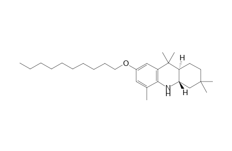 (4aRS,9aSR)-7-Decyloxy-3,3,5,9,9-pentamethyl-1,2,3,4,4a,9,9a,10-octahydroacridine