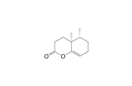 (4aS,5R)-4a,5-dimethyl-4,5,6,7-tetrahydro-3H-chromen-2-one