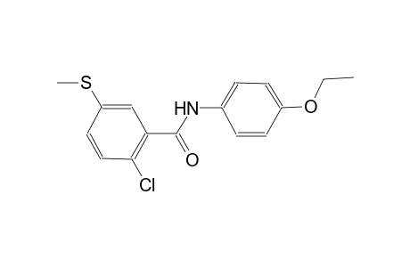 2-Chloro-N-(4-ethoxy-phenyl)-5-methylsulfanyl-benzamide