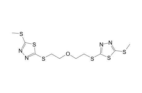 2-(methylthio)-5-[2-[2-[[5-(methylthio)-1,3,4-thiadiazol-2-yl]thio]ethoxy]ethylthio]-1,3,4-thiadiazole