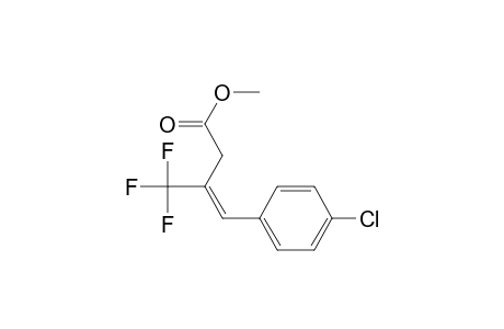 Methyl 3-perfluoromethyl-4-(p-chlorophenyl)but-3-enoate