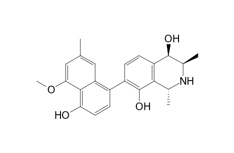 (1R,3R,4R)-7-(4-hydroxy-5-methoxy-7-methyl-1-naphthalenyl)-1,3-dimethyl-1,2,3,4-tetrahydroisoquinoline-4,8-diol