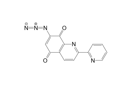 5,8-Quinolinedione, 7-azido-2-(2-pyridinyl)-
