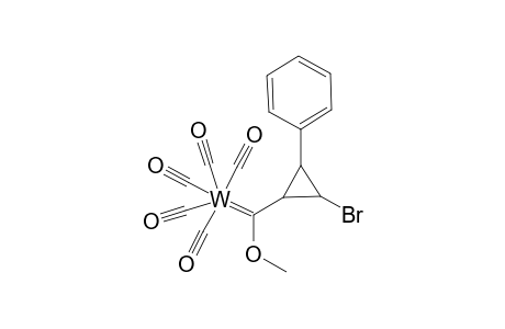 Pentacarbonyl{[(1R*,2S*,3R*)-2-Bromo-3-phenylcyclopropyl]methoxy]methylidene}tungsten(0)