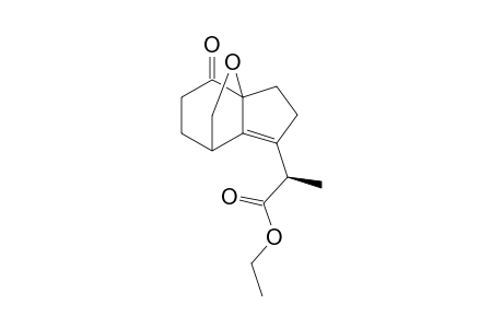 rel-(1S,3aS,7R,7aS)-ethyl 1,2,3,6,7,7a-hexahydro-.alpha.(R)-methyl-9-oxo-7-3a-(epoxymethano)-3aH-indene-1-acetate