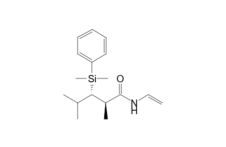 (2R,3S)-3-[dimethyl(phenyl)silyl]-2,4-dimethyl-N-vinyl-pentanamide