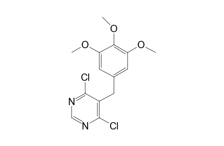 4,6-Dichloro-5-[3,4,5-trimethoxybenzyl]pyrimidine