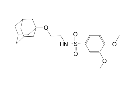 N-[2-(1-adamantyloxy)ethyl]-3,4-dimethoxybenzenesulfonamide