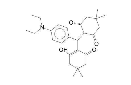 2-[4-(Diethylamino)-a-(2-hydroxy-4,4-dimethyl-6-oxo-1-cyclohexen-1-yl)benzyl]-5,5-dimethyl-1,3-cyclohexanedione