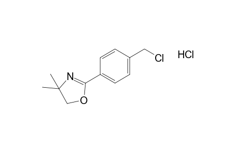 2-(alpha-chloro-p-tolyl)-4,4-dimethyl-2-oxazoline, hydrochloride