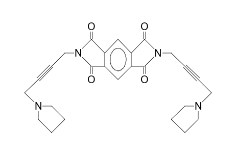 N,N'-Bis(4-[1'-pyrrolidinyl]-2-butynyl)-pyromellitic diimide