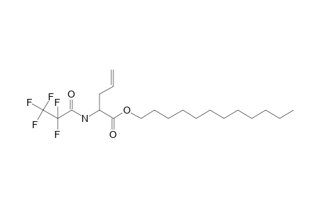 D-Allylglycine, N-pentafluoropropionyl-, dodecyl ester