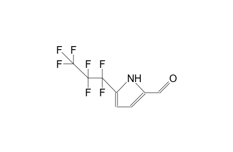 5-Heptafluoropropyl-pyrrole-2-carbaldehyde