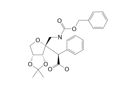 (2R)-3,6-ANHYDRO-2-DEOXY-4,5-O-(1-METHYLETHYLIDENE)-2-PHENYL-3-[(N-BENZYLOXYCARBONYL)-AMINOMETHYL]-D-ERYTHRO-HEXANOIC-ACID