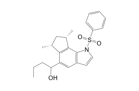 1-[(6R,8S)-1-(benzenesulfonyl)-6,8-dimethyl-7,8-dihydro-6H-cyclopenta[g]indol-5-yl]-1-butanol