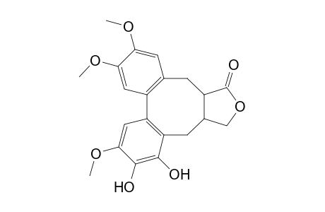 9,10-Dihydroxy-2,3,11-trimethoxydibenzo[1a,4a/8a,12a]cyclooctadiene-6-carboxylic acid lactone