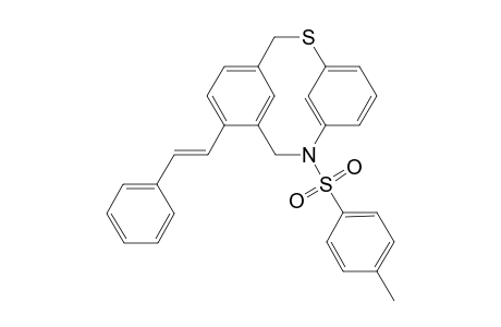 6-Styryl-N-tosyl-1-thia-10-aza[2.2]metacyclophane