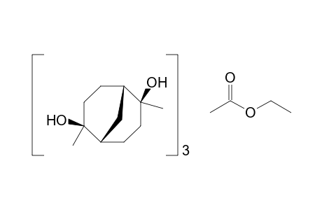 2,6-dimethylbicyclo[3.3.1]nonane-exo-2-, exo-6-diol, compound with ethyl acetate(3:1)