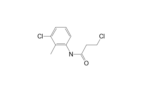 3-Chloro-N-(3-chloro-2-methylphenyl)propanamide