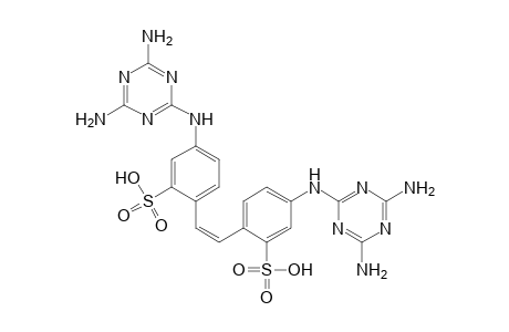 5-[(4,6-Diamino-1,3,5-triazin-2-yl)amino]-2-(2-{4-[(4,6-diamino-1,3,5-triazin-2-yl)amino]-2-sulfophenyl}vinyl)benzenesulfonic acid