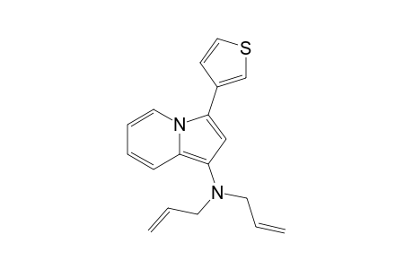 N,N-Diallyl-3-(thiophen-3-yl)indolizin-1-amine