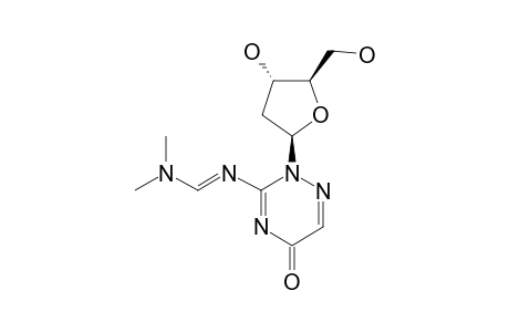 2-(2-DEOXY-BETA-D-ERYTHRO-PENTOFURANOSYL)-3-[(N,N-DIMETHYLAMINO)-METHYLIDENE]-AMINO-1,2,4-TRIAZIN-5-(2H)-ONE