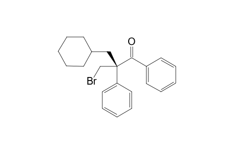 (S)-3-bromo-2-(cyclohexylmethyl)-1,2-diphenylpropan-1-one