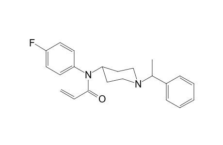 N-4-Fluorophenyl-N-[1-(1-phenylethyl)piperidin-4-yl]prop-2-enamide