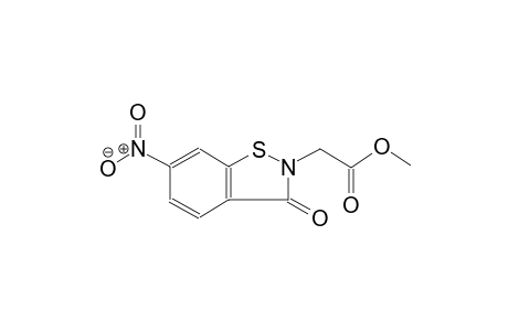 Benzo[d]isothiazol-3(2H)-one, 2-(2-methoxy-2-oxoethyl)-6-nitro-