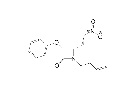 (3R,4S)-1-but-3-enyl-4-[2-nitrovinyl]-3-phenoxy-azetidin-2-one