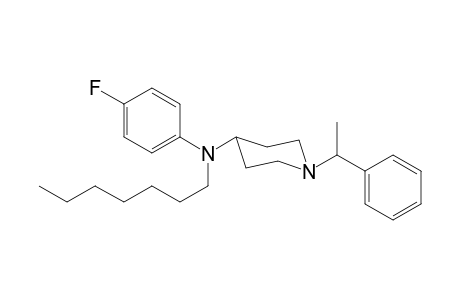 N-4-Fluorophenyl-N-heptyl-1-(1-phenylethyl)piperidin-4-amine