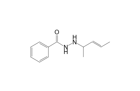 (-)-(E)-N-(1-Methyl-2-butenyl)-N'-benzoylhydrazine