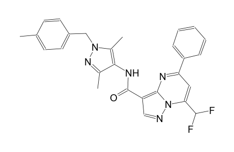 7-(difluoromethyl)-N-[3,5-dimethyl-1-(4-methylbenzyl)-1H-pyrazol-4-yl]-5-phenylpyrazolo[1,5-a]pyrimidine-3-carboxamide