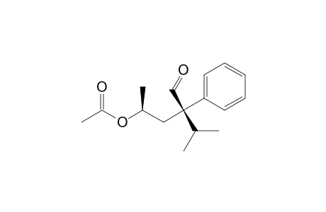(1S,3R)-Acetic acid 3-Formyl-1,4-dimethyl-3-phenylpentyl Ester
