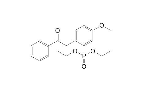 Diethyl[5-methoxy-2-(2-oxo-2-phenylethyl)phenyl]phosphonate
