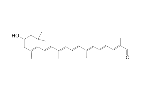 (2E,4E,6E,8E,10E,12E)-13-(4-hydroxy-2,6,6-trimethyl-1-cyclohexenyl)-2,7,11-trimethyltrideca-2,4,6,8,10,12-hexaenal