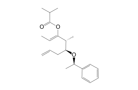 (+/-)-(2Z,1'RS,4RS,5RS)-4-METHYL-5-(1'-PHENYLETHOXY)-OCTA-2,7-DIEN-3-YL-ISOBUTYRATE