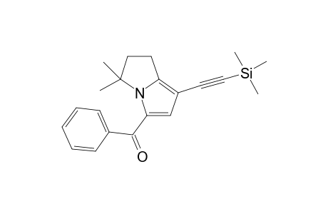 [2,3-Dihydro-3,3-dimethyl-7-[(trimethylsilyl0ethynyl]-1H-pyrrolizin-5-yl]-phenylmethanone