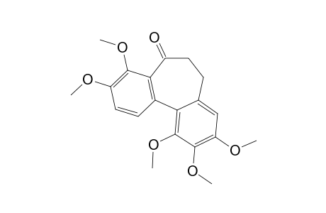 6,7-DIHYDRO-3,4,9,10,11-PENTAMETHOXY-5H-DIBENZO-[A,C]-CYCLOHEPTEN-5-ONE
