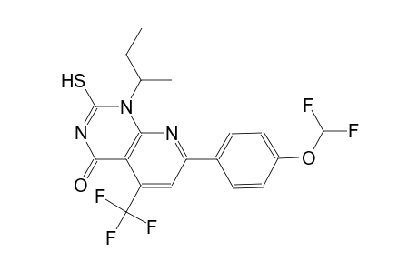 pyrido[2,3-d]pyrimidin-4(1H)-one, 7-[4-(difluoromethoxy)phenyl]-2-mercapto-1-(1-methylpropyl)-5-(trifluoromethyl)-