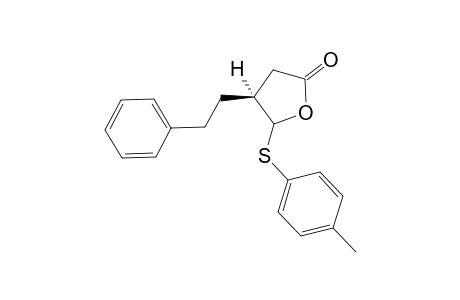 (S)-4-(2-Phenylethyl)-5-(p-tolylsulfanyl)dihydrofuran-2-one